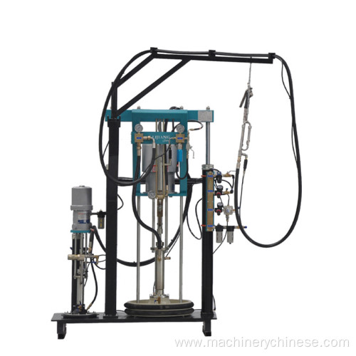 Two component sealant spreading machine